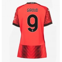 Echipament fotbal AC Milan Olivier Giroud #9 Tricou Acasa 2023-24 pentru femei maneca scurta